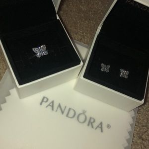 PANDORA RING AND MATCHING EARRINGS